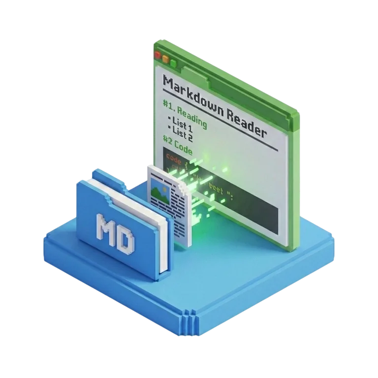 Markdown Reader Icon