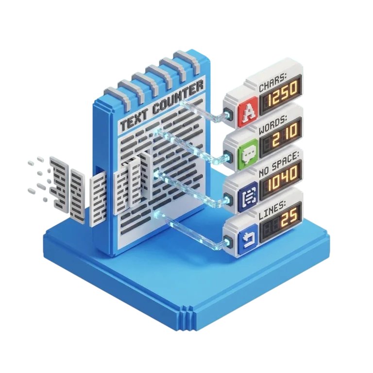 Text Counter Icon